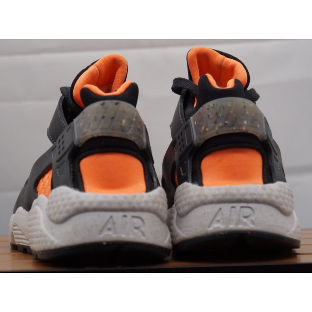 Nike Air Huarache Crater PRM - Black Atomic Orange - DG5013 001 - Men's Size 9.5 - Picture 6 of 11
